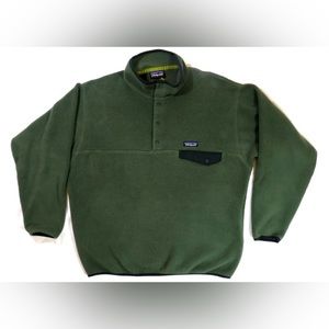 Super RARE Vintage Green Men’s Patagonia Synchilla Fleece Pullover